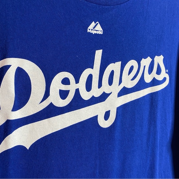 Dodgers Puig 66 Baseball Dark Blue Graphic Tee - Picture 2 of 7